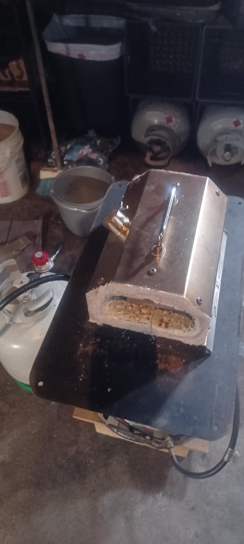 Nelyrho Portable Propane Blacksmith Forge Kit with Double Door, Single Burner, 30PSI Regulator, Knife Making and Beginner Blacksmith Tools customer photo 1