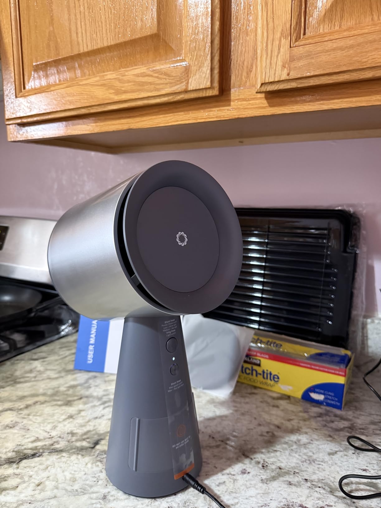 Airthereal RH180 Portable Range Hood, Desktop Range Hood with 3-Fan Speeds and Large Oil Collection Cup, Detachable Aluminum Carbon Filter, Low Noise Portable Kitchen Exhaust Fan for Cooking customer photo 1