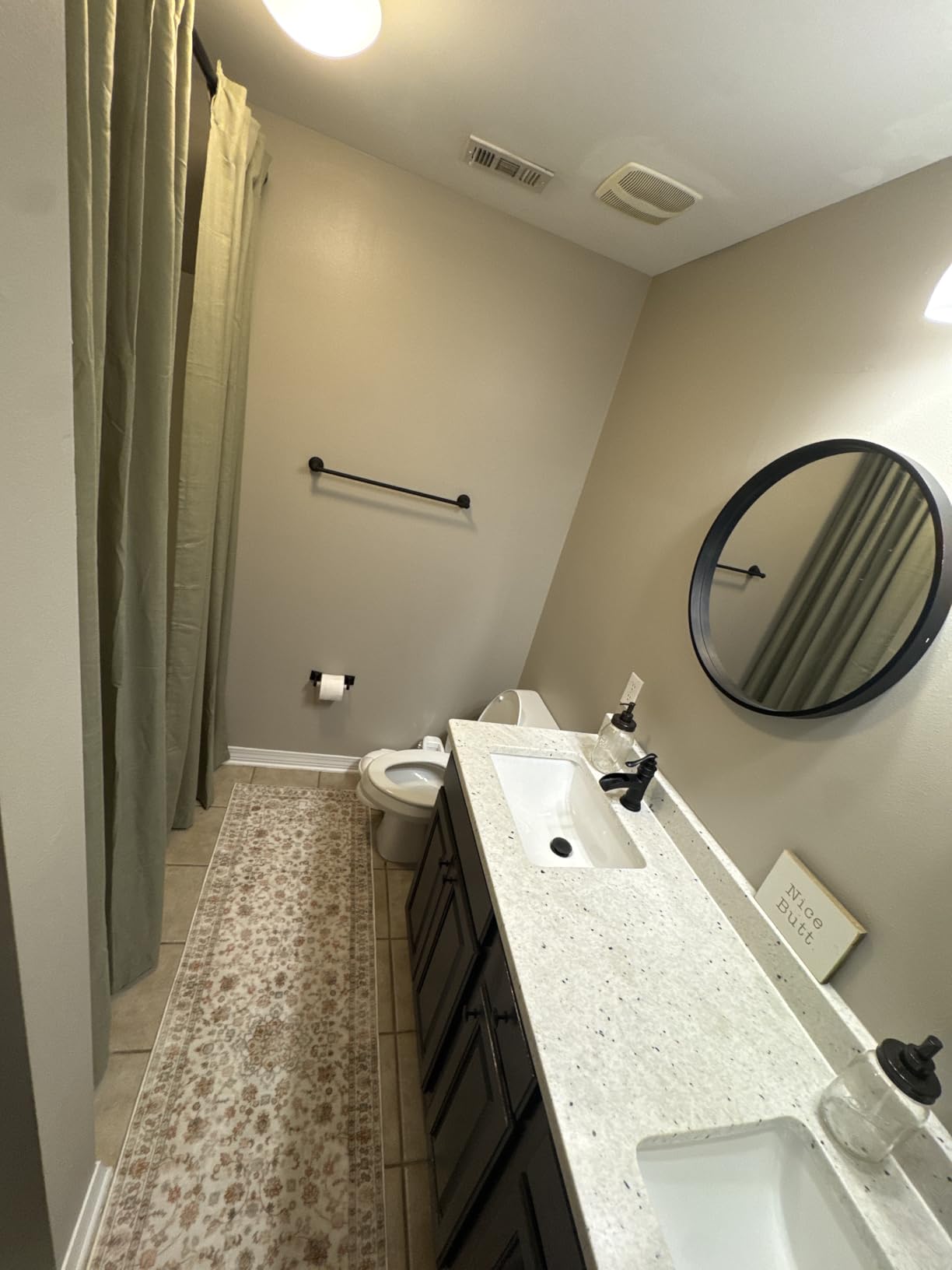 120 Inches Extra Long Linen Curtains Living Room, 1 Pair Back Tab Neutral Farmhouse Light Filtering Semi Sheer Boho Linen Curtains, Floor to Ceiling Large Window Patio Sliding Door 10 Feet Drapery, Cream customer photo 1