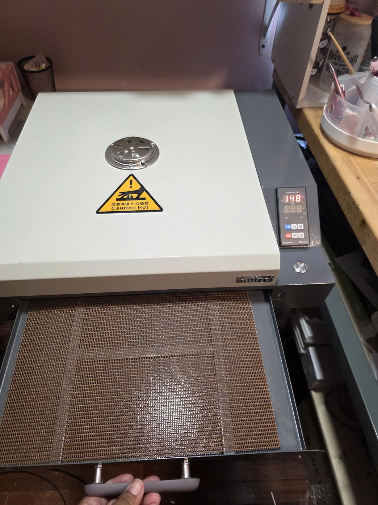 New Upgrade A3+A4 DTF Oven Dryer with Temperature Control for Heat Transfer Printing DTF Power, DTF Oven Curing Transfer Film 14.6in x 19in customer photo 2