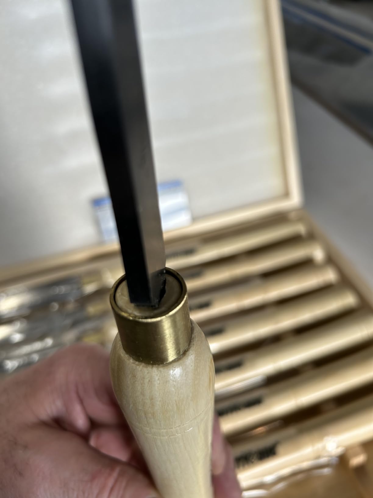 HURRICANE 8pc Wood Lathe Chisel Set with Wooden Box, HSS Wood Turning Tools for Woodworking, for Precision Cutting and Smooth, Detailed Projects customer photo 2