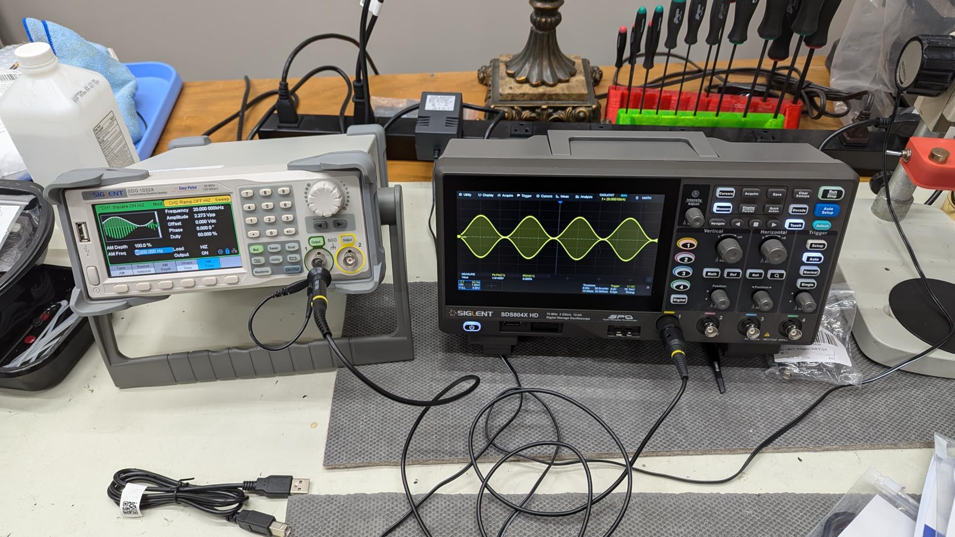 Siglent Technologies SDS804X HD 70 MHz 12-bit Digital Oscilloscope 4CH customer photo 1