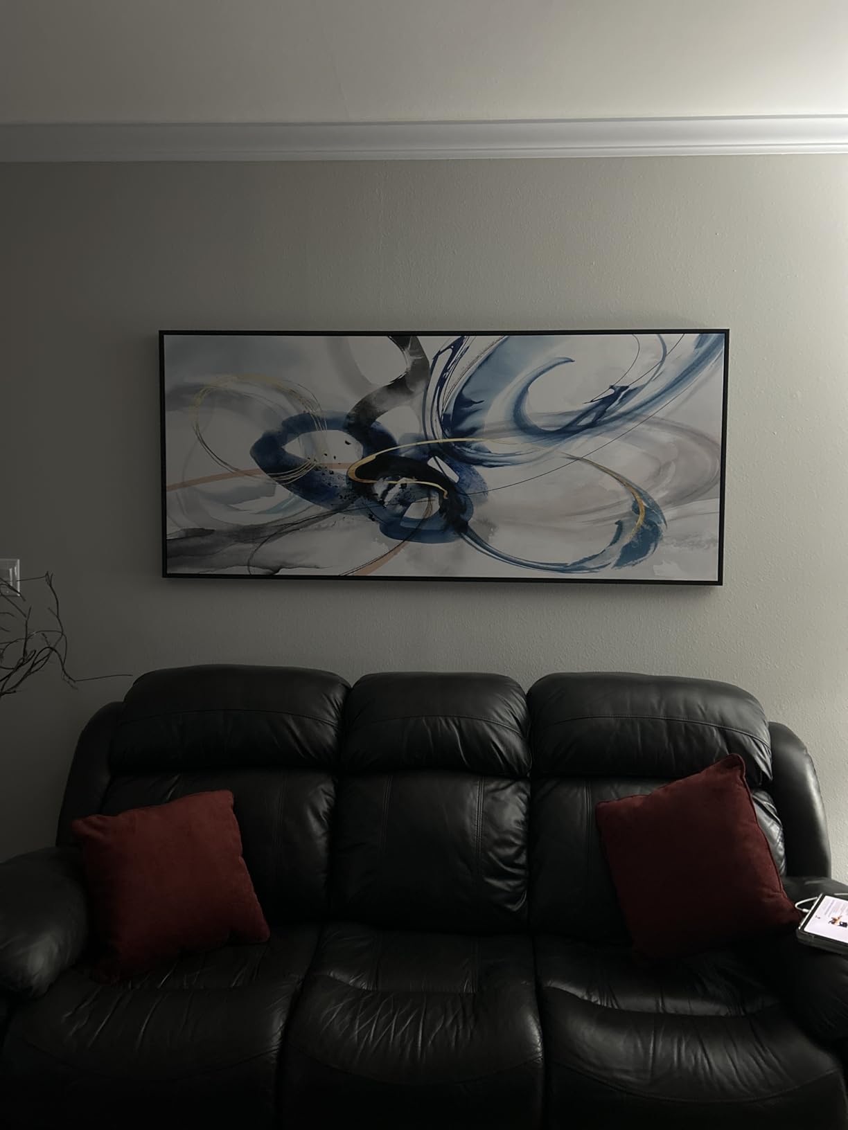 KLAKLA Extra Large Wall Art - Abstract Huge Canvas Picture Wall Decor Living Room Oversized Artwork for Walls Bedroom Office Decoration Modern Frame Wall Art customer photo 1