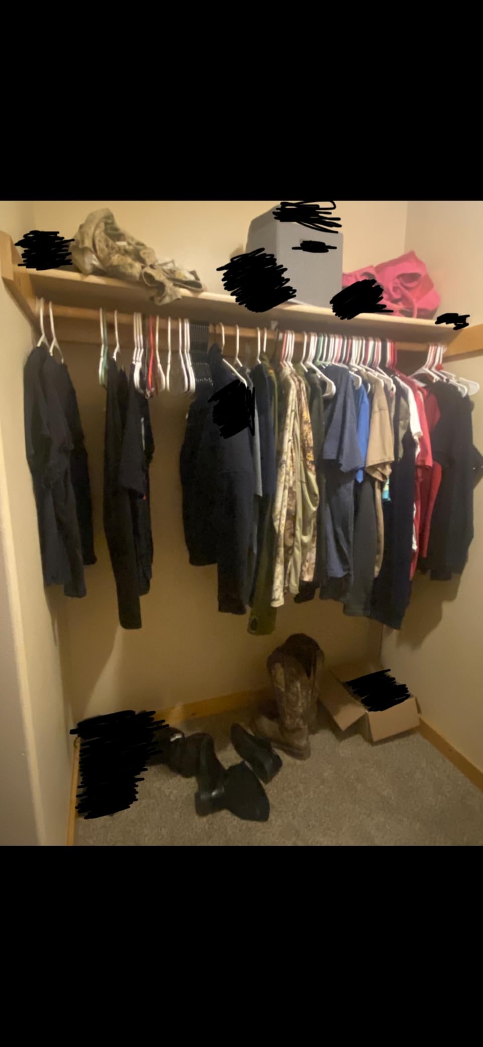 Ulif E7 Heavy Duty Garment Rack, Clothes Organizer and Storage Rack with Expandable Hangers, Metal Clothing Rack with 6 Wire Shelves, (52.3