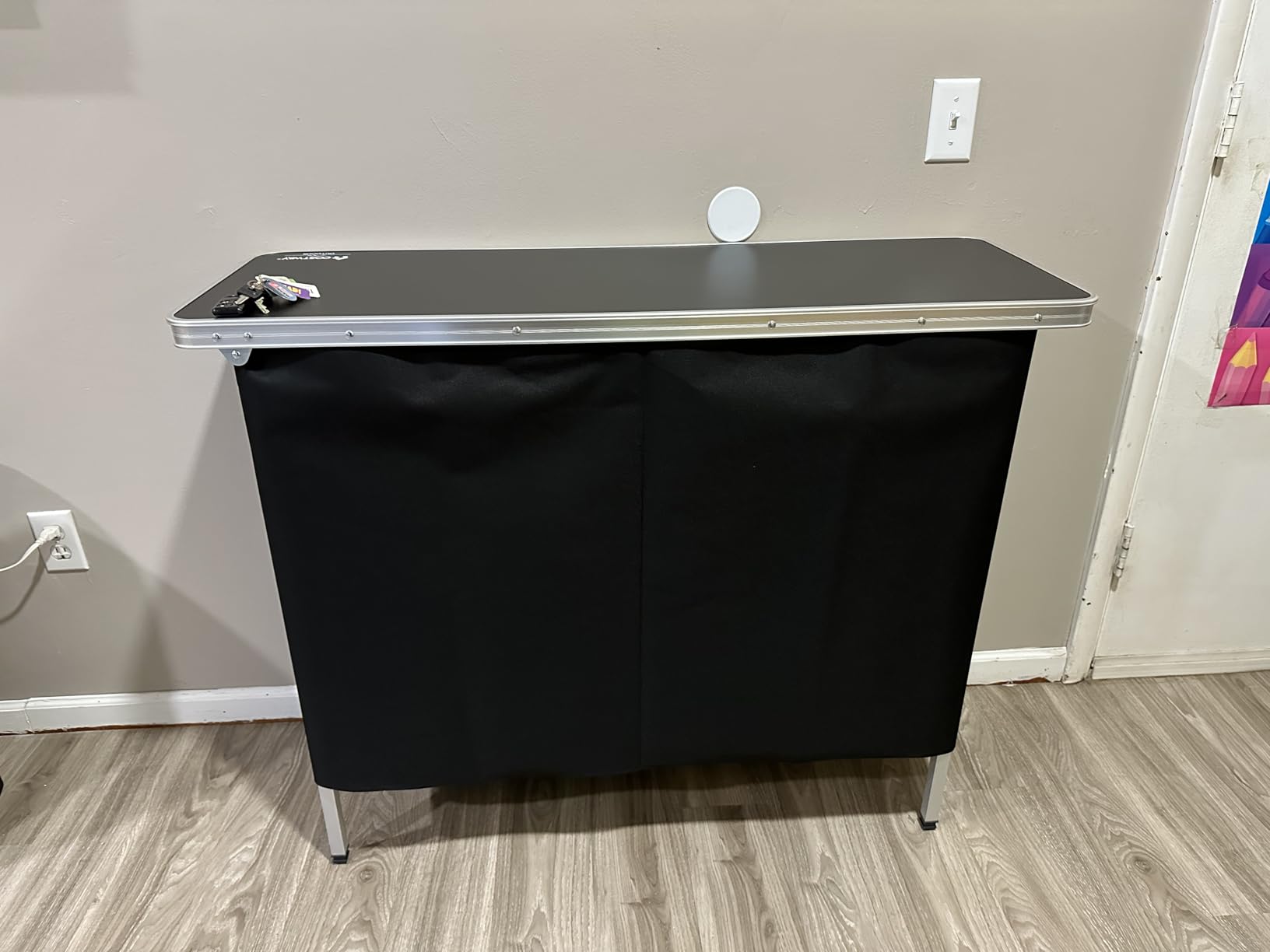 COSTWAY Portable Bar Table for Events, 43.5