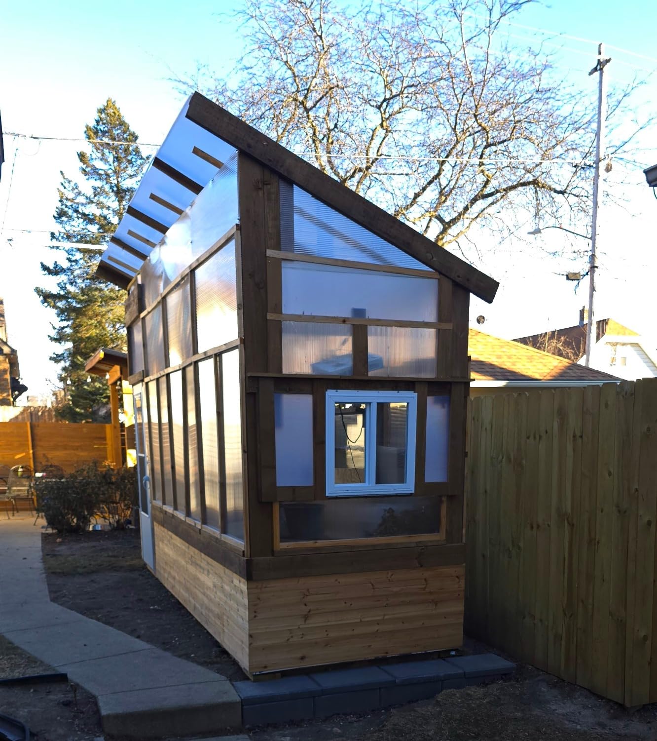 24 PCS 4' x 2' x 0.16'' Polycarbonate Greenhouse Panels Twin-Wall Impact Resistance Clear Sheets customer photo 2