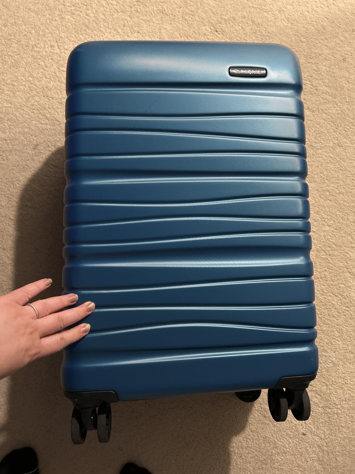 Evolve SE Hardside Expandable Luggage with Double Spinner Wheels, Cordovan, 3PC Set (CO/M/L) customer photo 1