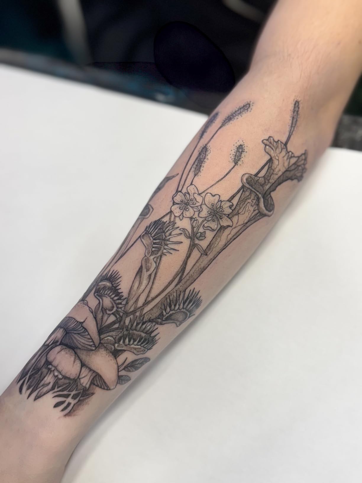 120 Led Tattoo Light Kit with 52mm Cpl,Tripod Light,Dual Clips,Tattoo Equipment and Supplies for Tiktok Taking Tattoo Photos and Remove Photo Glare,Selfie Light for Ipad,iPhone,PC customer photo 1