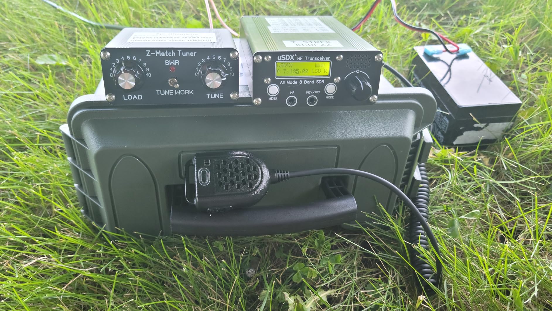 FOSA 8 Band Radio Transceiver LCD SDR Full Mode HF SSB QRP Transceiver with BNC Antenna Connector (with Power Adapter) customer photo 2