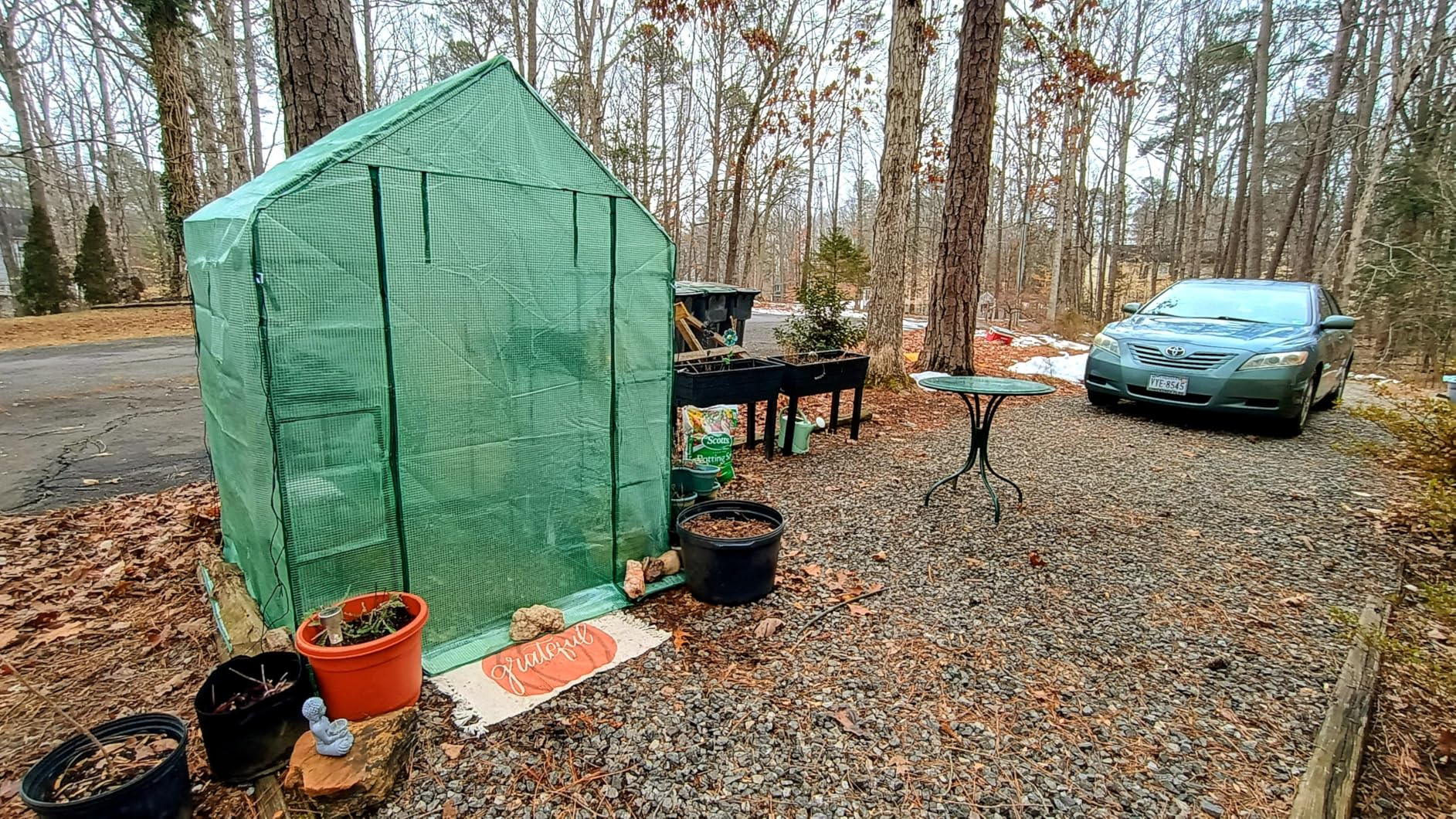 SPECILITE 56×56×78Inch Walk-in Greenhouse, Heavy Duty Small Plant House with Thicken PE Cover and Steel Frame, for Garden, Outdoors, Indoors, Green customer photo 2