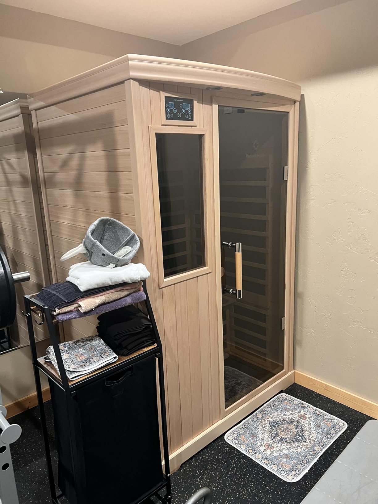 Laundry Hamper, Laundry Sorter with 4 Section, Rolling Basket with Wheels, 2 Shelves, 4 x 14.5 Gal Pull-Out Removable Oxford Fabric Bags customer photo 2