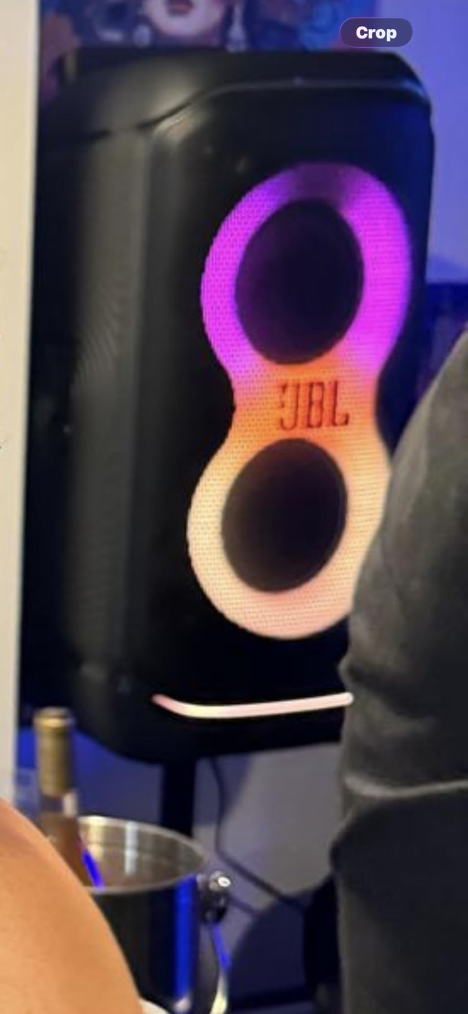 JBL PartyBox Stage 320 Portable Party Speaker with Wireless Two Microphone System - 240W Wireless Splash Proof Speaker with 12 Hours Playtime, Powerful Sound and Deep Bass customer photo 1