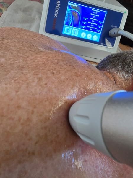 Shockwave Therapy Machine Professional ESWT,Efficient Pain Relief for Joint and Muscle,Shockwave Therapy for Back and Shoulder,Effective for Golfer's Elbow,Rotator Cuff Pain customer photo 1
