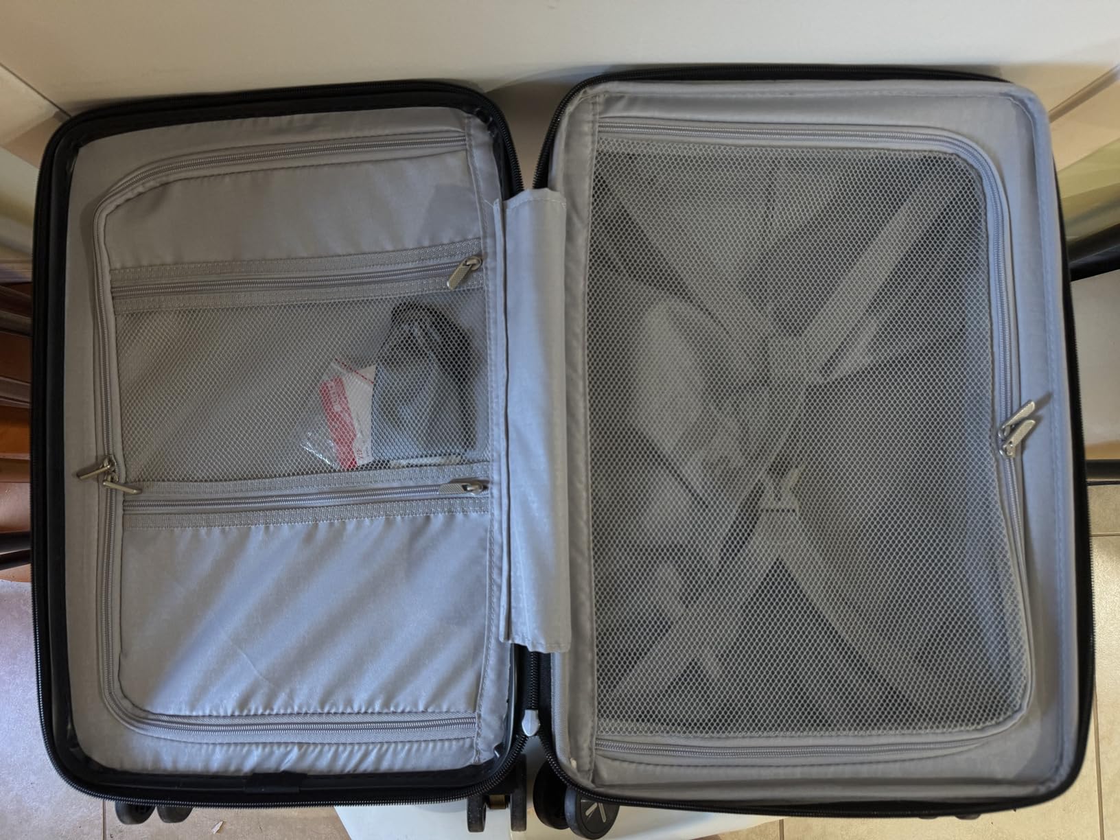 KVC 3 Piece Set Luggage with Spinner Wheels, Polycarbonate Expandable Hard Shell Suitcase (EX-Core, Navy, 3 Piece Sets) customer photo 1