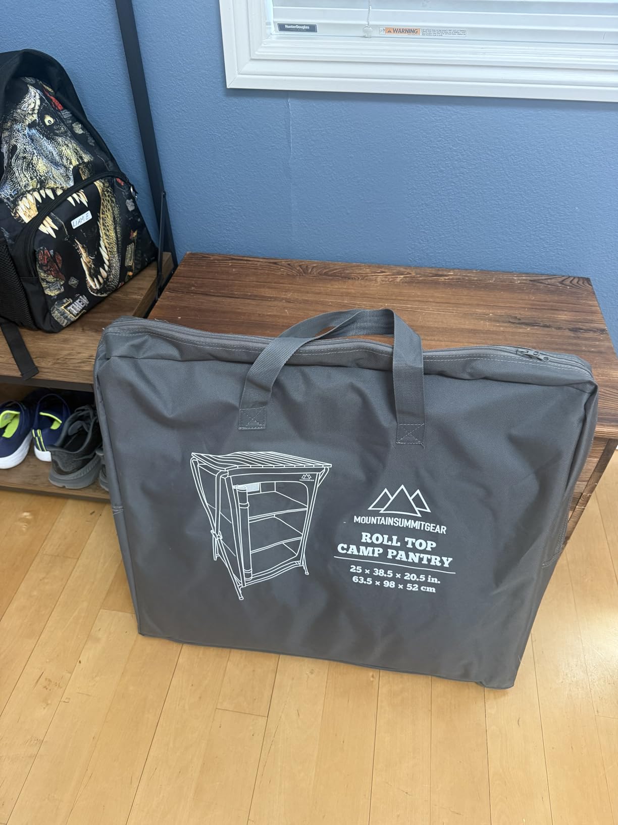 MOUNTAIN SUMMIT GEAR Foldable Roll Top Camping Pantry and Table, Made by Caddis Sports customer photo 2