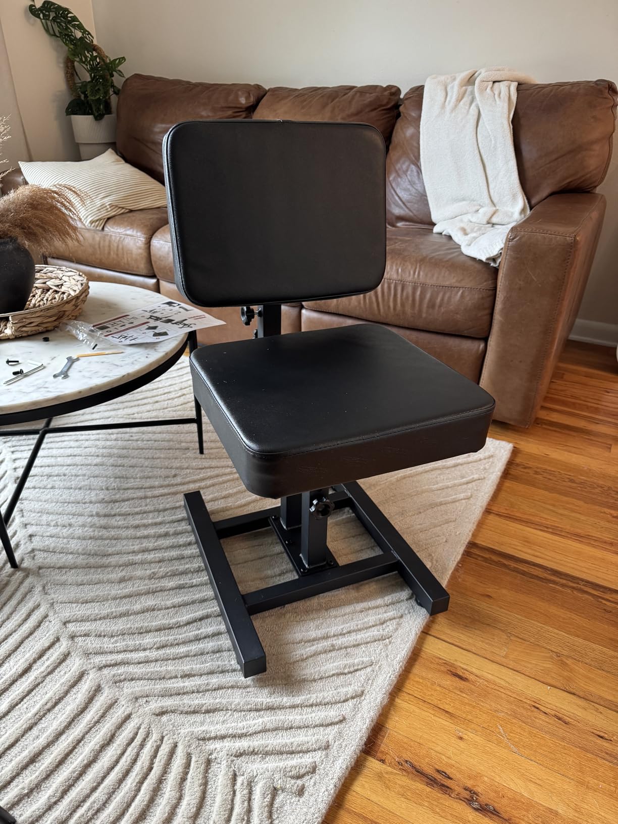 Tattoo Chairs with Adjustable Armrest & Back Support for Tattoo Artists and Client, Ergonomic Multiple Uses Chair, Tattoo Studio Furniture (with Wheels) customer photo 2