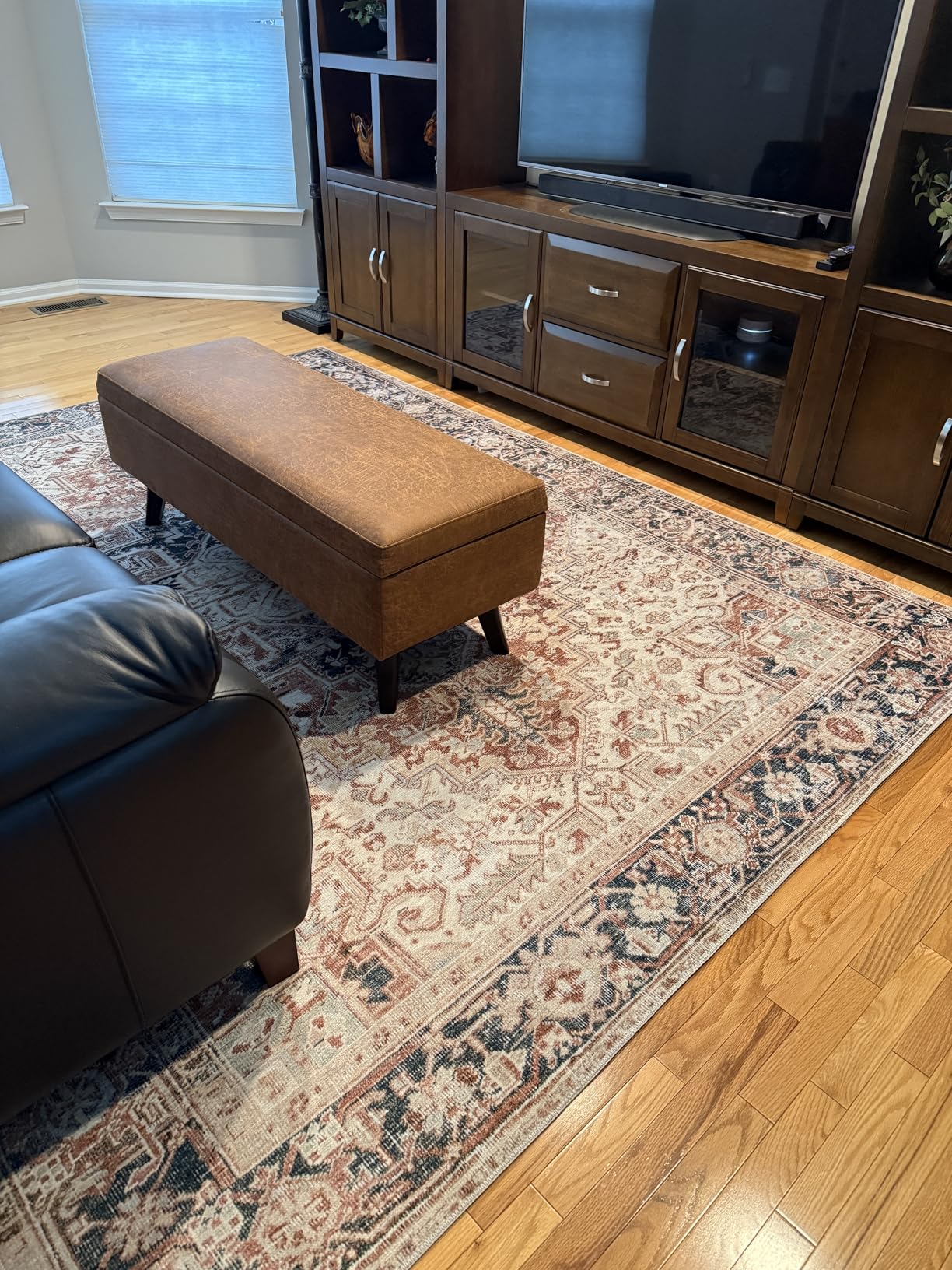 Magnolia Home by Joanna Gaines Lenna Collection LEA-04 Brick/Sky 8'-6