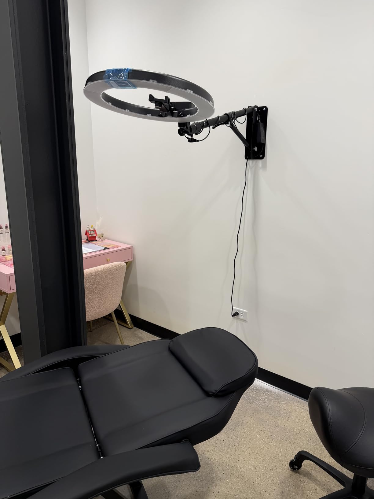 NEEWER Ring Light Wall Mount Boom Arm, 22