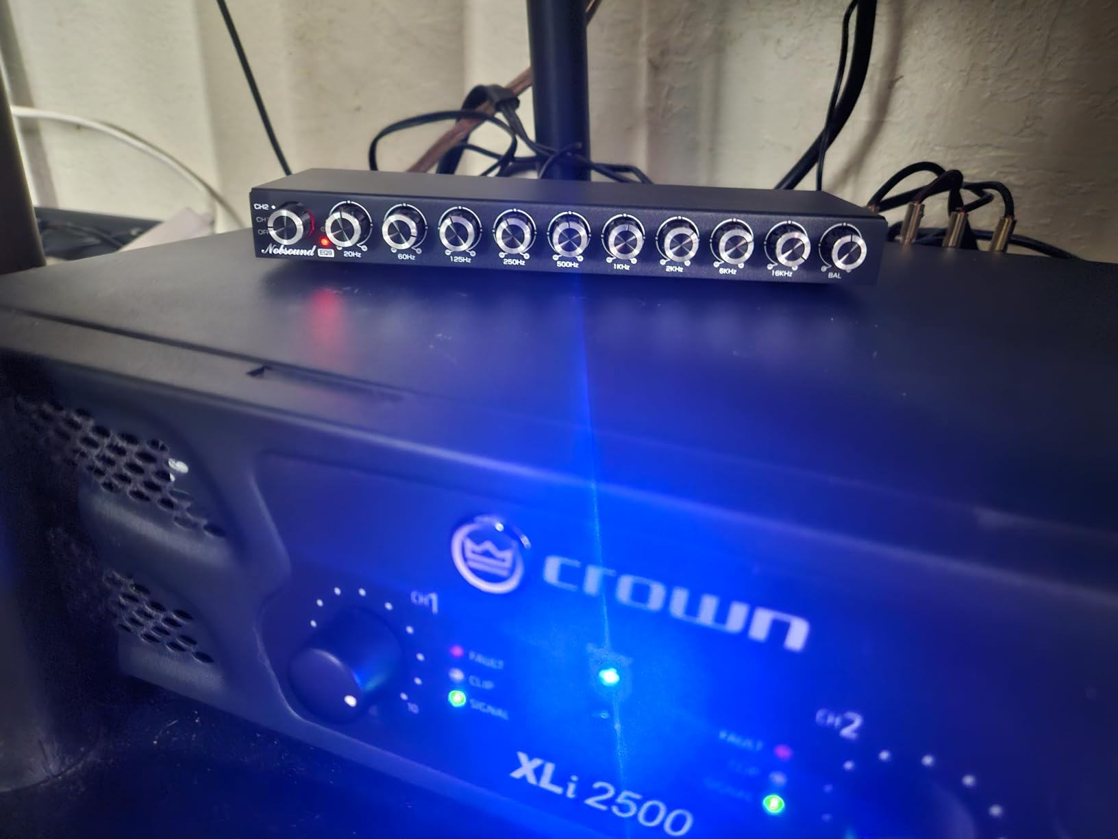 Nobsound 9-Band Stereo EQ Preamp: HiFi Equalizer Audio Processor with Tone Controls | 111dB SNR | 0.001% THD | 2 RCA in/Out | for Home Stereo Audiophiles (EQ9) customer photo 2