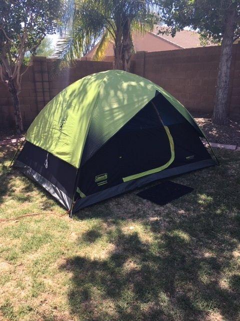 Coleman Sundome Dark Room 6 Person Tent, Blocks 90% of Sunlight to Keep Inside Cool, Weatherproof Tent with Rainfly Sets Up in Minutes customer photo 1