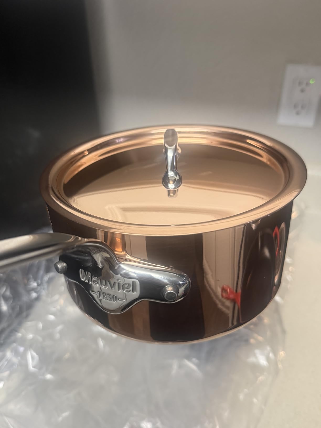 M'Heritage 150 S 1.5mm Polished Copper & Stainless Steel 5-Piece Cookware Set With Cast Stainless Steel Handles And Curved Lid, Made In France customer photo 2