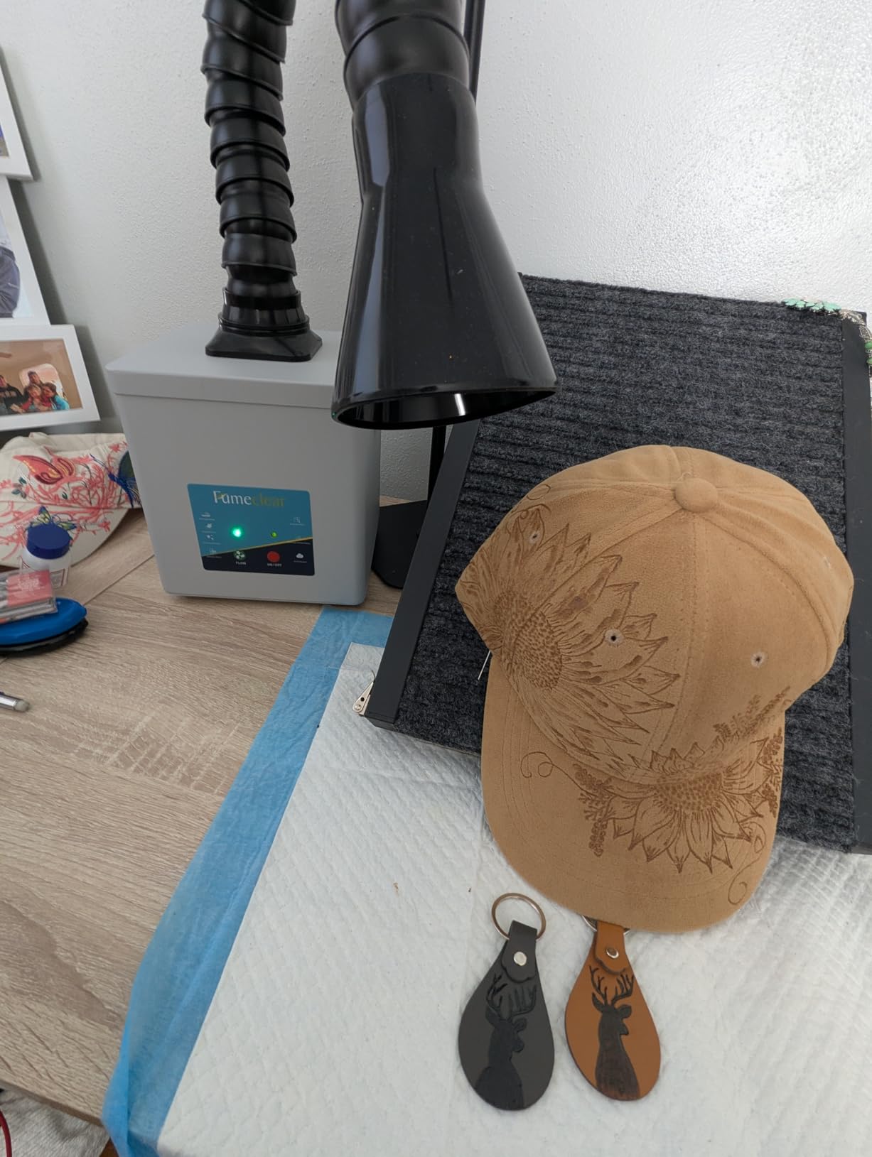 FumeClear FC2001A Solder Fume Extractor, 120 to 180m³/h Strong Suction, 3-speed Adjustment, Low Noise High Efficiency Fume Removal, For 110V to 220V Wide Voltage Suitable for Desktop Soldering Iron customer photo 2