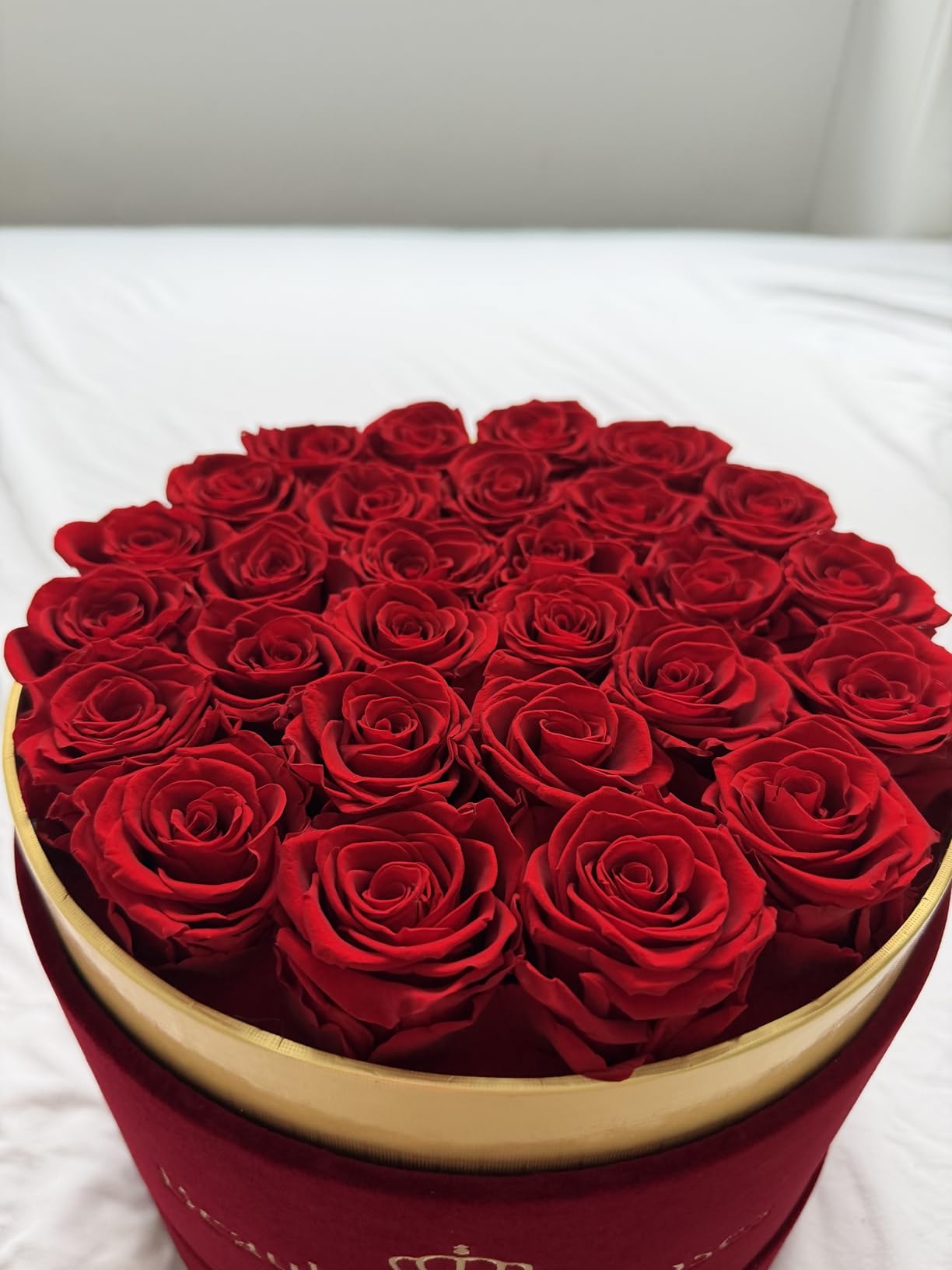 Beaulasting 27-Piece Forever Flowers Roses in a Box Preserved Roses for Her Mother's Day Birthday Flowers for Her Mom Women Wife Valentine's Day (Red) customer photo 1