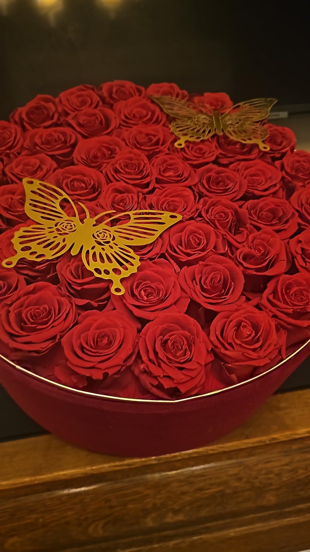 Beaulasting 27-Piece Forever Flowers Roses in a Box Preserved Roses for Her Mother's Day Birthday Flowers for Her Mom Women Wife Valentine's Day (Red) customer photo 2