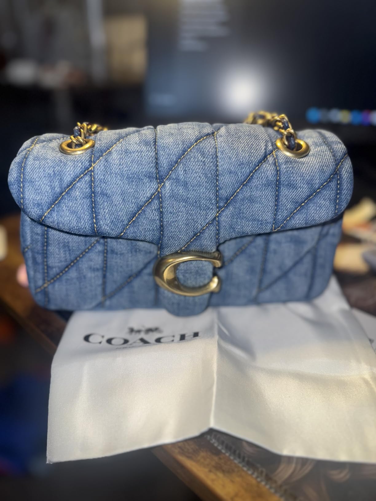 COACH Women's Quilted Leather Tabby 20 Shoulder Bag customer photo 2