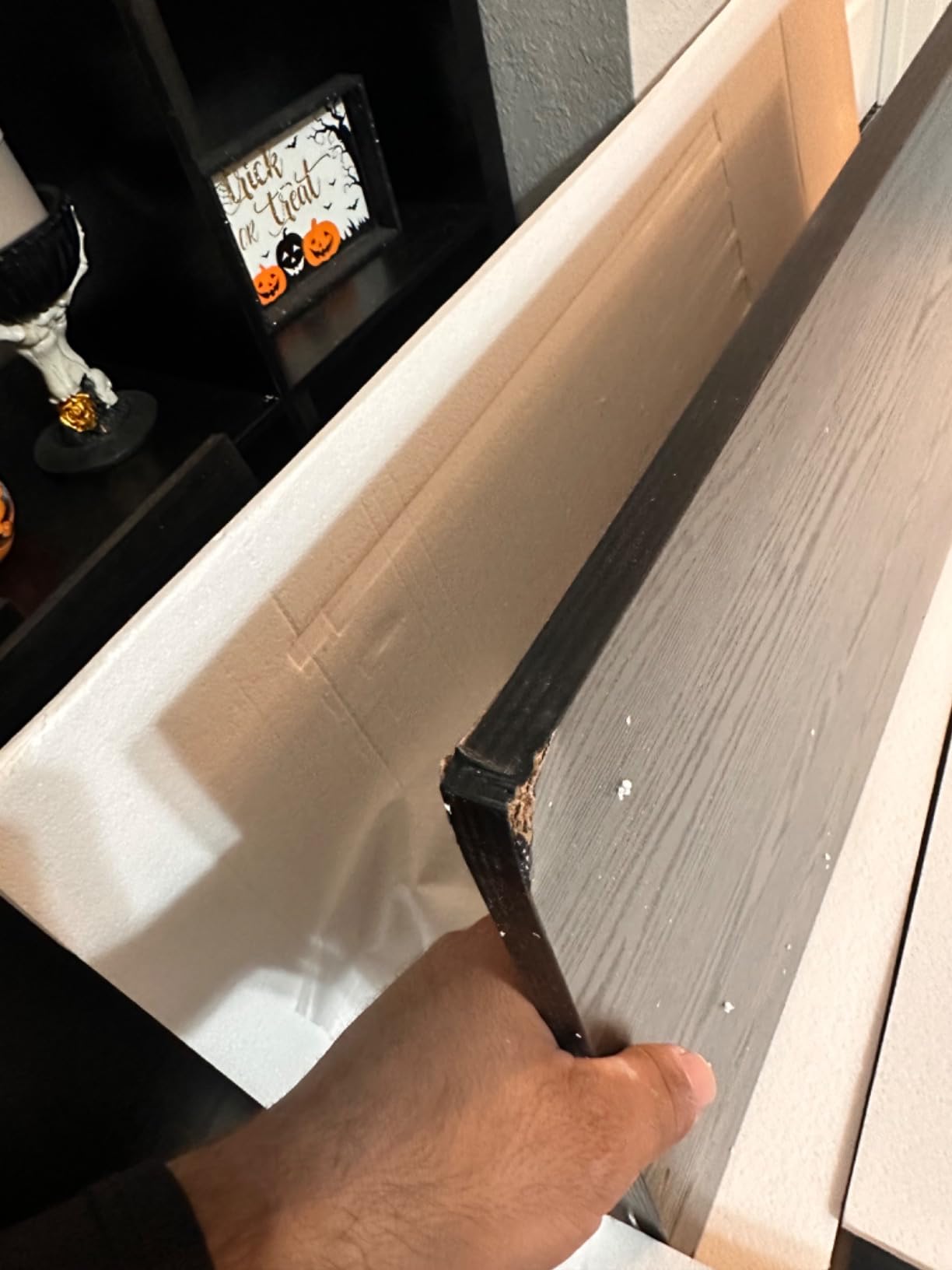 BELLEZE 55-90 Gallon Aquarium Stand with LED Lights, Fluted Cabinet For Fish Tank Accessories Storage, Heavy Duty Metal & Power Outlets, 1200 LBS Capacity, Turtle Tank Reptile Terrarium, Black Ebony customer photo 2