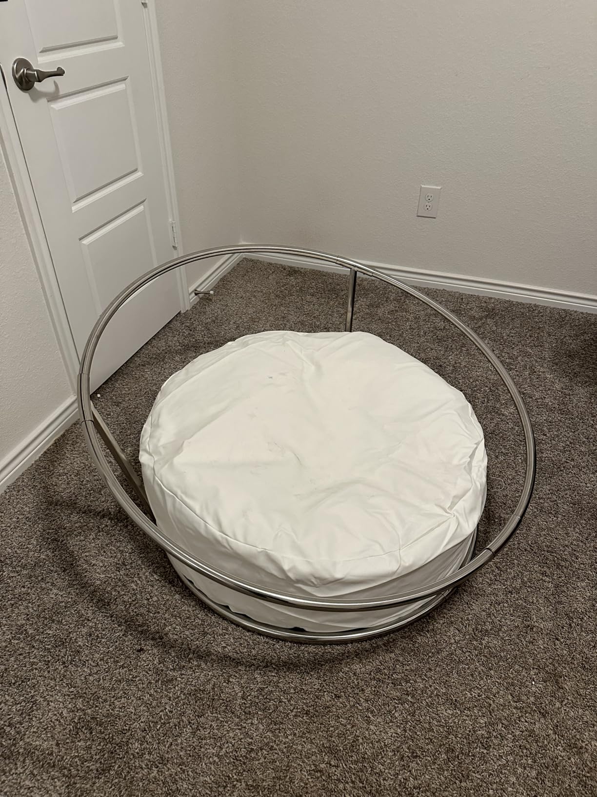 Newborn Photography Props Posing Table with Beanbag (Unfilled), 6 Clips Baby Photoshoot Stand Infant Backdrop Support Stand customer photo 2