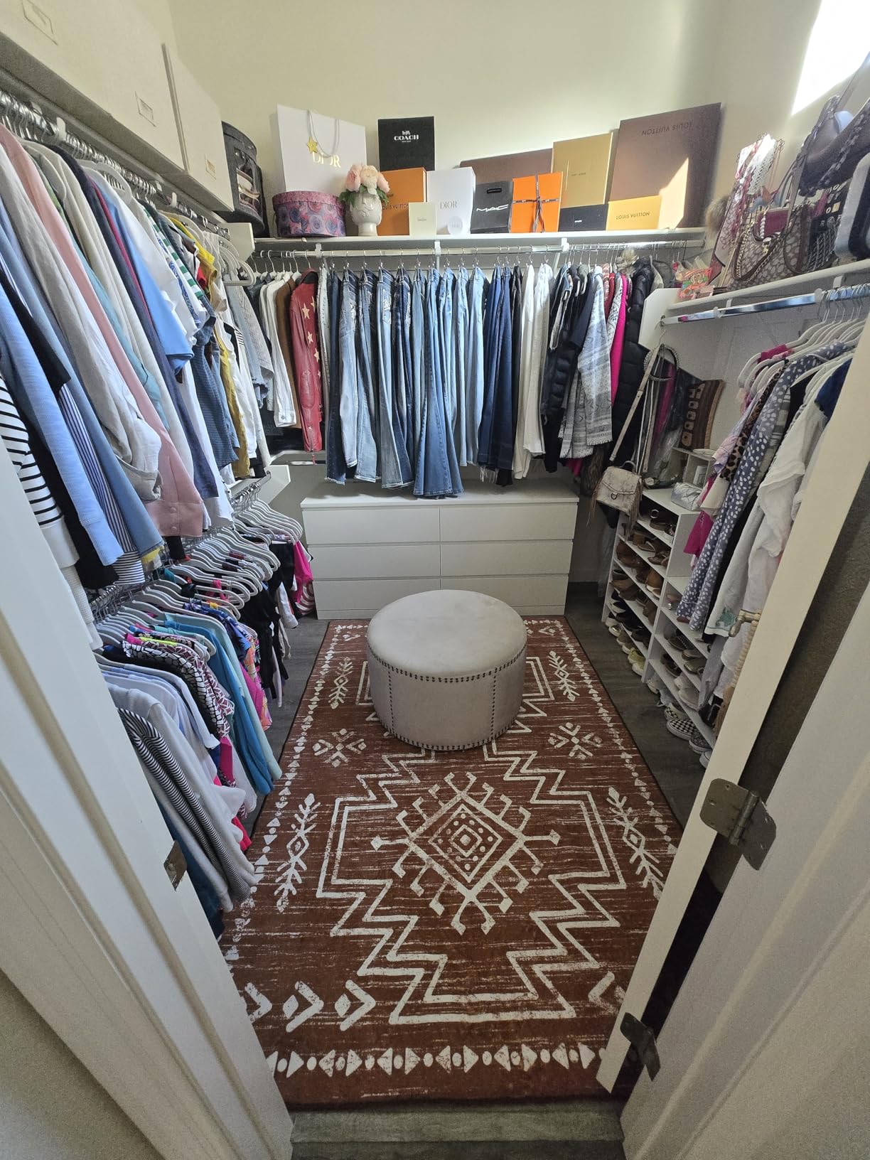 Lahome Vivienne Moroccan Rug 8x10 for Living Room, Boho Soft Washable Area Rugs customer photo 2