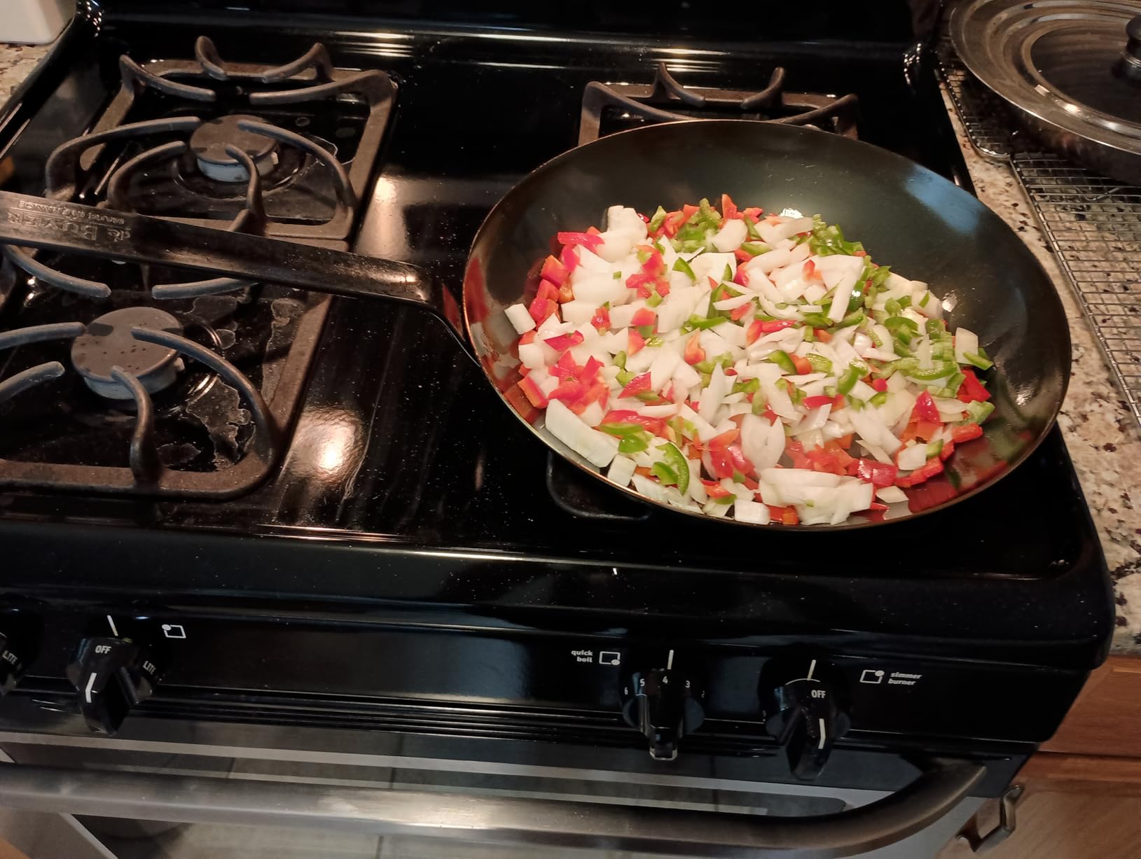 Blue Carbon Steel Fry Pan 2mm Thick - 11