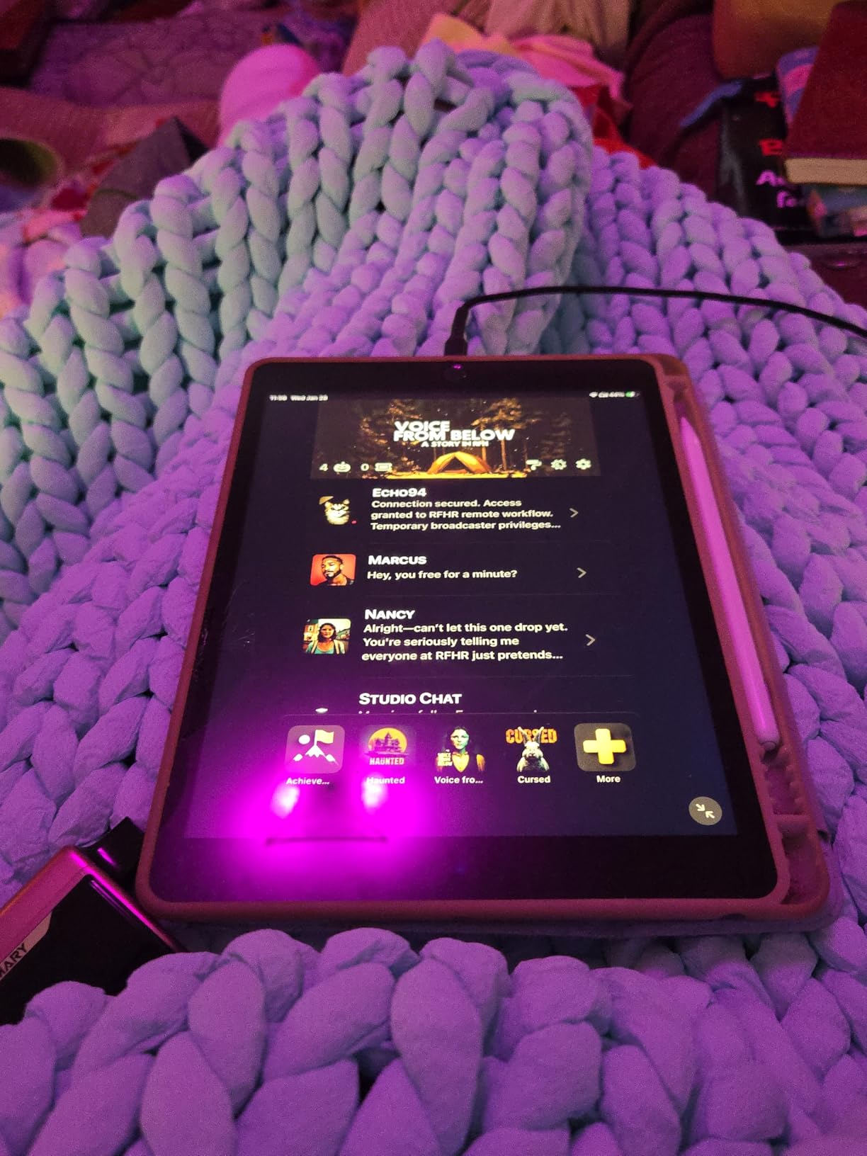 YnM Cotton Weighted Blanket, Handmade Chunky Knitted Design, Soft and Cozy, Temperature Regulating and Breathable, Machine Washable Throw for Sleep or Home Decor (Cream White, 60x80 Inch, 25lbs) customer photo 1