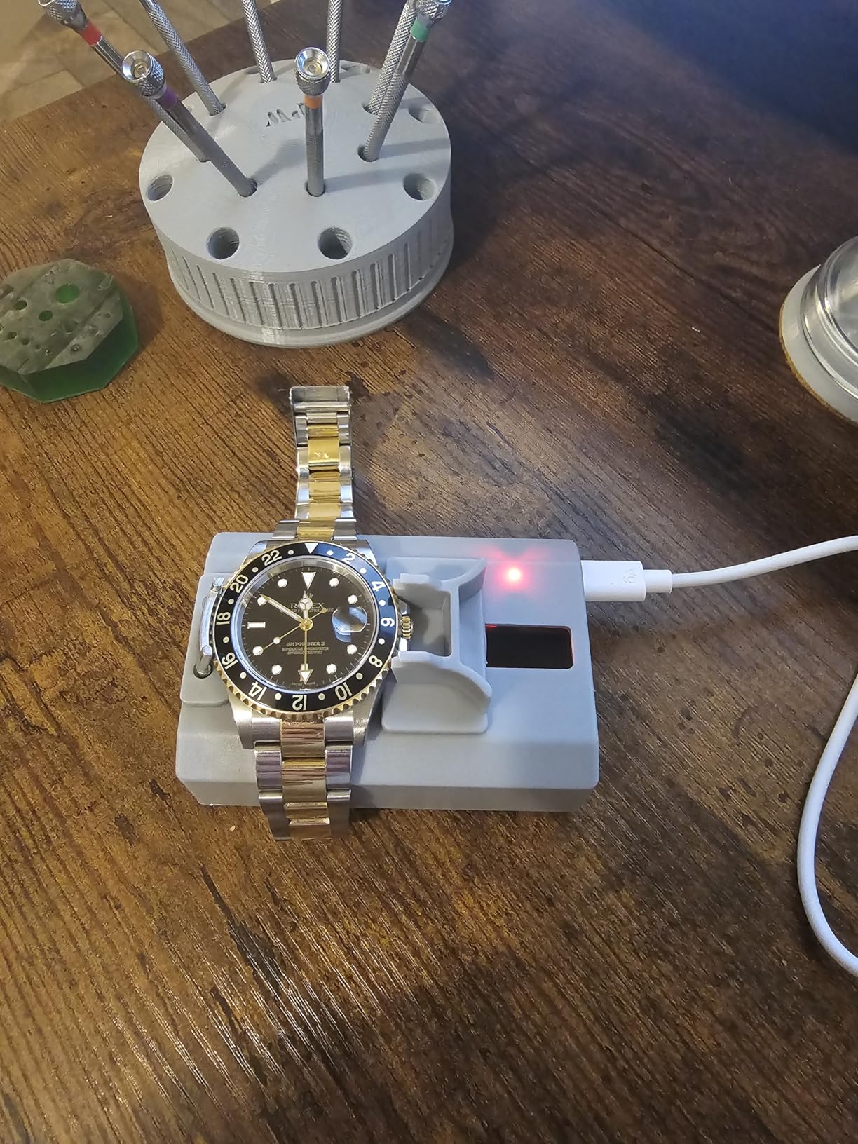 1Pcs Watch Timegrapher TGBC Meter Calibrator Tester Acoustic Display Mechanical Watch Calibration Tool for Desktops Laptops Mobile Phone (Version 4.5) customer photo 2