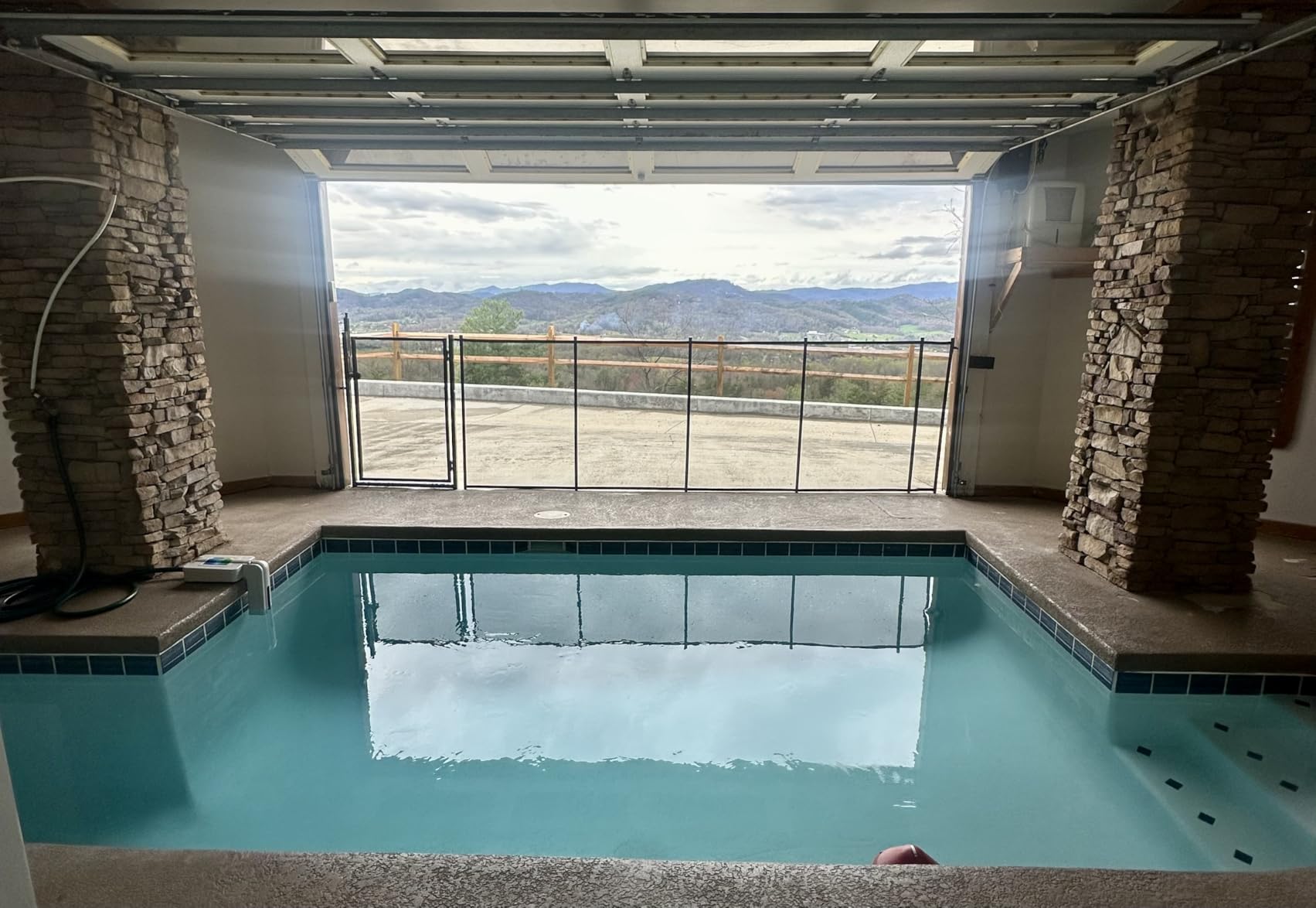 All Safe Pool Fence Door Gate Kit - 4-Foot Black Self-Closing Pool Gate for Decks, Lockable & Easy DIY Installation - Safety Swimming Pool Gate for Kids & Inground Pool Fencing, Durable U-Safe Frame customer photo 1