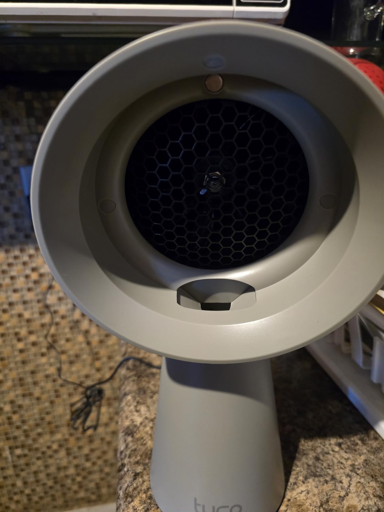 TUCO Portable Range Hood, Countertop Kitchen Exhaust Fan with 3 Speeds, 5-Layer Filter, Powerful Smoke Removal, Low Noise, Oil Cup, Air Purifier for Apartments, Dorms & Indoor BBQ Smokeless - Grey customer photo 1