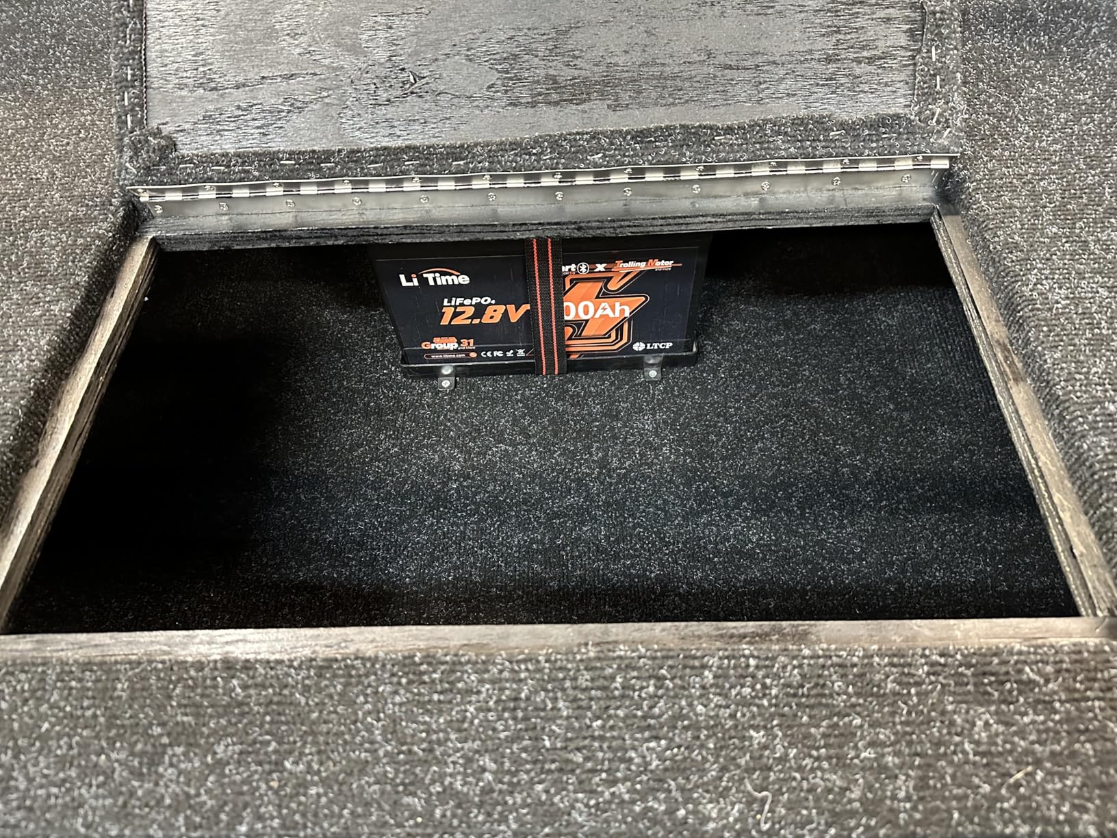 Litime 12V 100Ah Trolling Motors LiFePO4 Battery (Group 31), 12 Volt Bluetooth Lithium Batteries, Max. 15000 Deep Cycles, 100A BMS, Low-Temp Protection for Marine, Boat, Yacht, RV, Solar (2-Pack) customer photo 1