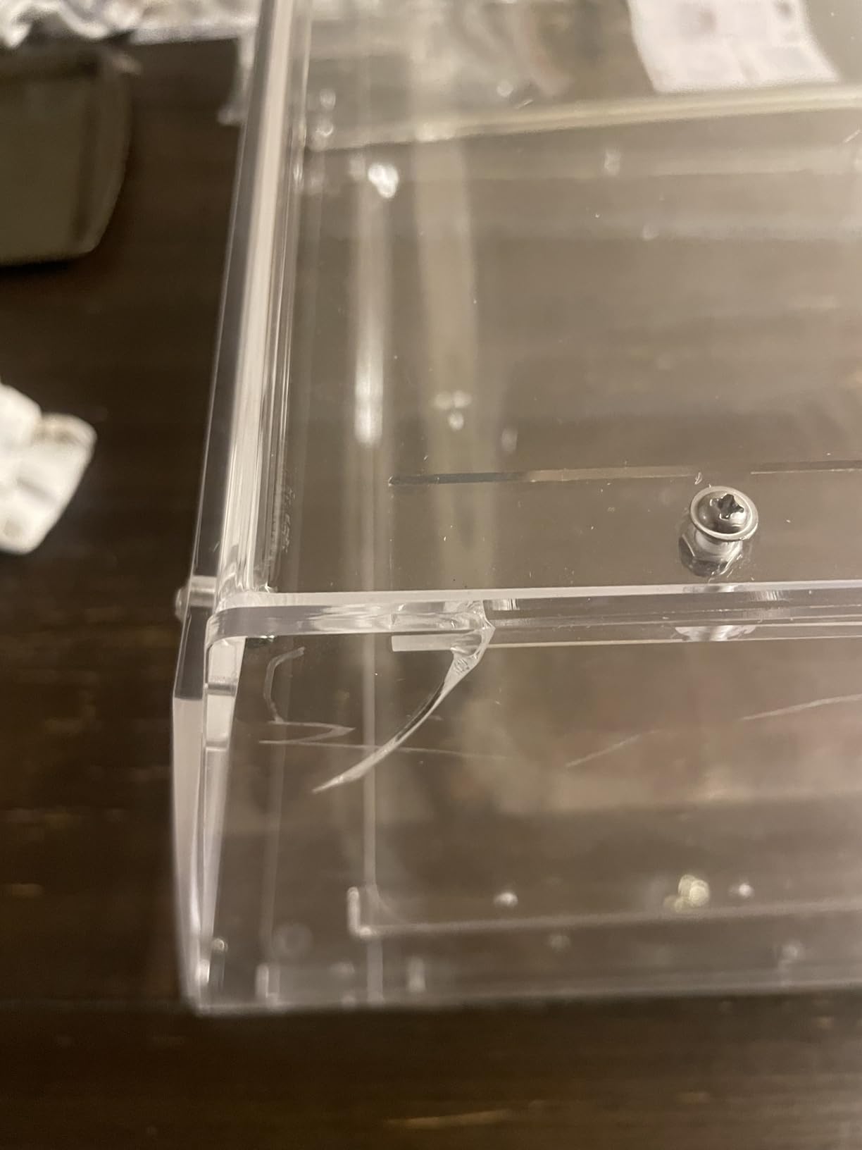 Bakery Display Case, Pastry Display Case Countertop 3 Tier Tray, Acrylic Clear Boxes for Bread Pastry Desserts Food Cookie, Display Cabinet Box for Baking Enthusiasts, 20.86 x 17.3 x 16.5 in customer photo 1