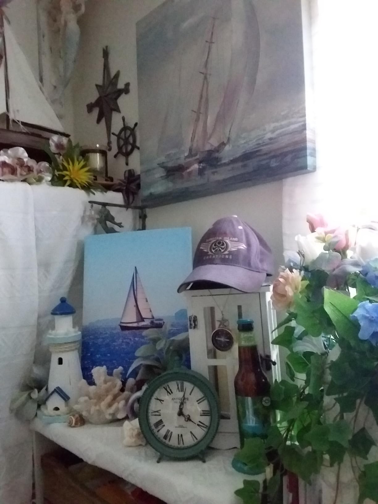 NIKKY HOME Gold Table Clock, Silent Non-Ticking Shelf Desk Top Clock Battery Operated Classic Design, Decorative Home Decor for Living Room, Fireplace Mantel, Desktop, Countertop customer photo 1