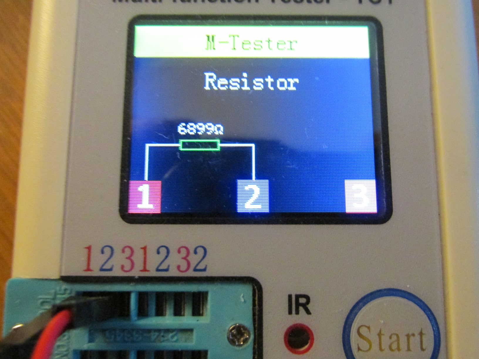 FNRSI LCR-P1 Transistor Meter Multifunctional Capacitor Tester ESR Diode Triode NPN PNP MOSFET SMD NEC Infrared Decoding Anti-Burn customer photo 1