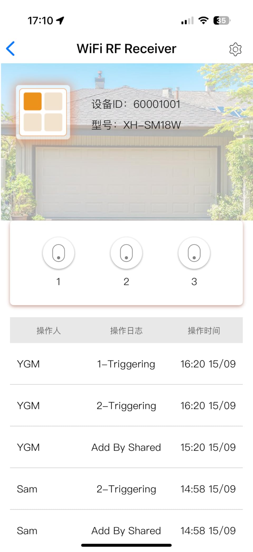 JUJIANG SM18-03W WiFi Controller APP Remote Control Compatible with Alexa, Google Assistant, IFTTT, Gate Remote Control Work for Automatic Swing Sliding Gate Opener Garage Door Opener customer photo 1
