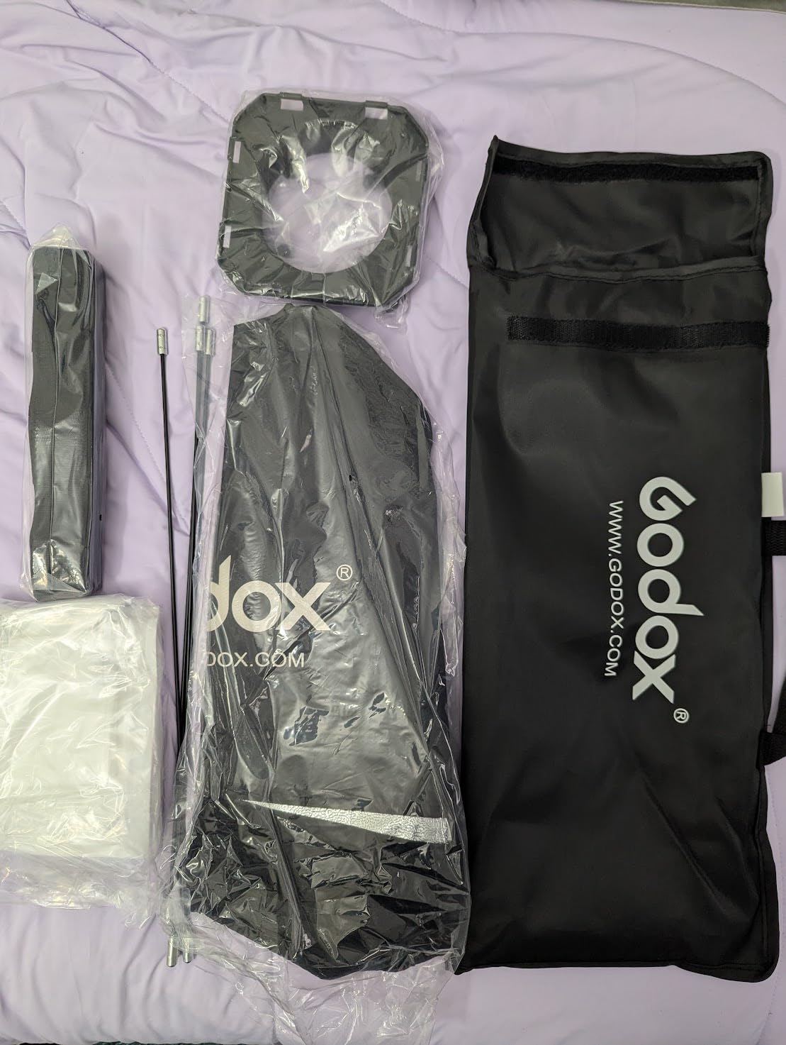 Godox 2X K-180A Strobe Light Kit, 180Ws Studio Strobe Light Kit for Photography, 5600K Compact Monolights with RT-16 Trigger, Softbox, Tripod Stands, Storage Bag customer photo 2