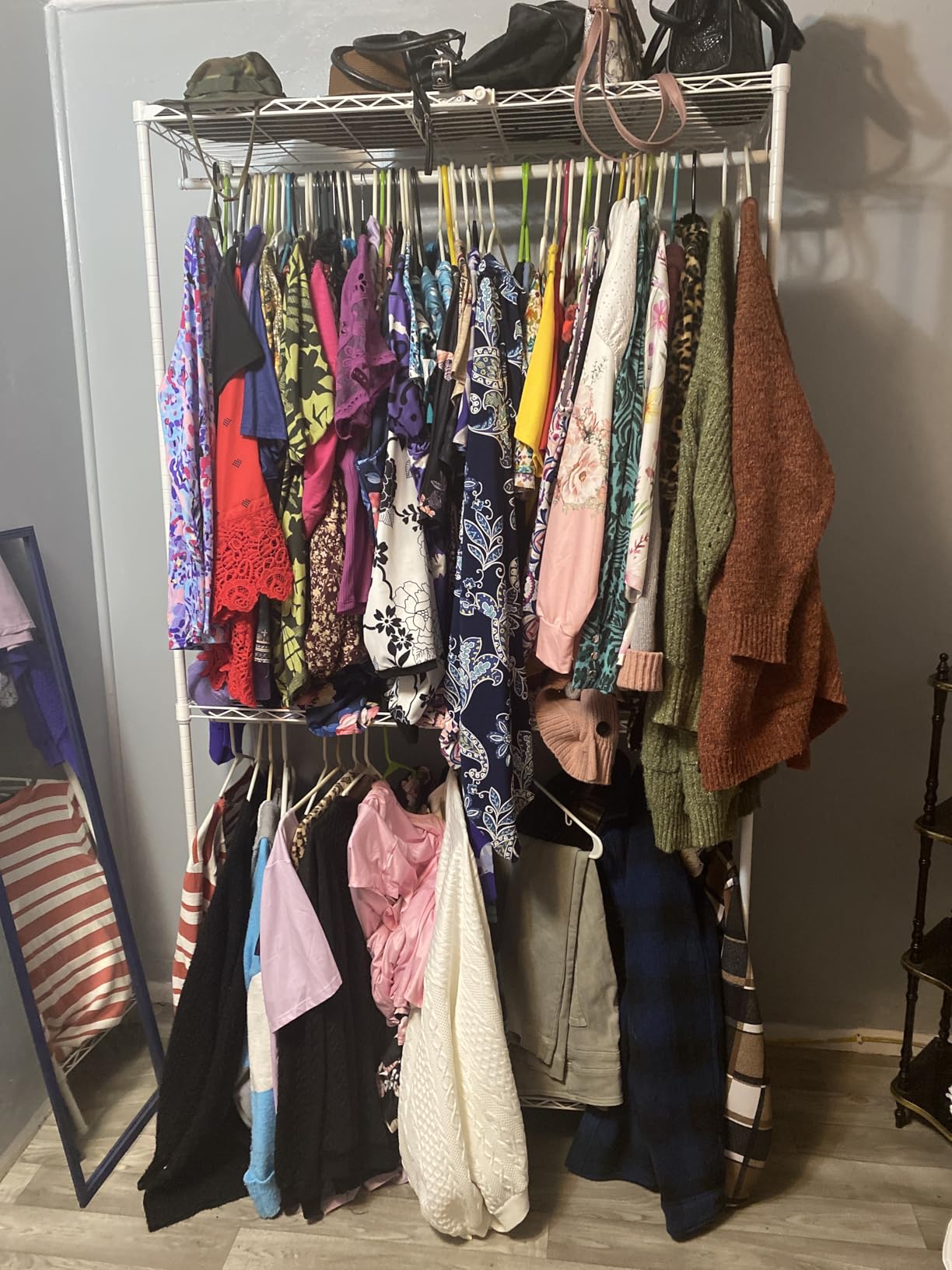 VIPEK X1 Expandable Clothes Rack Heavy Duty Adjustable from 2' to 3'5