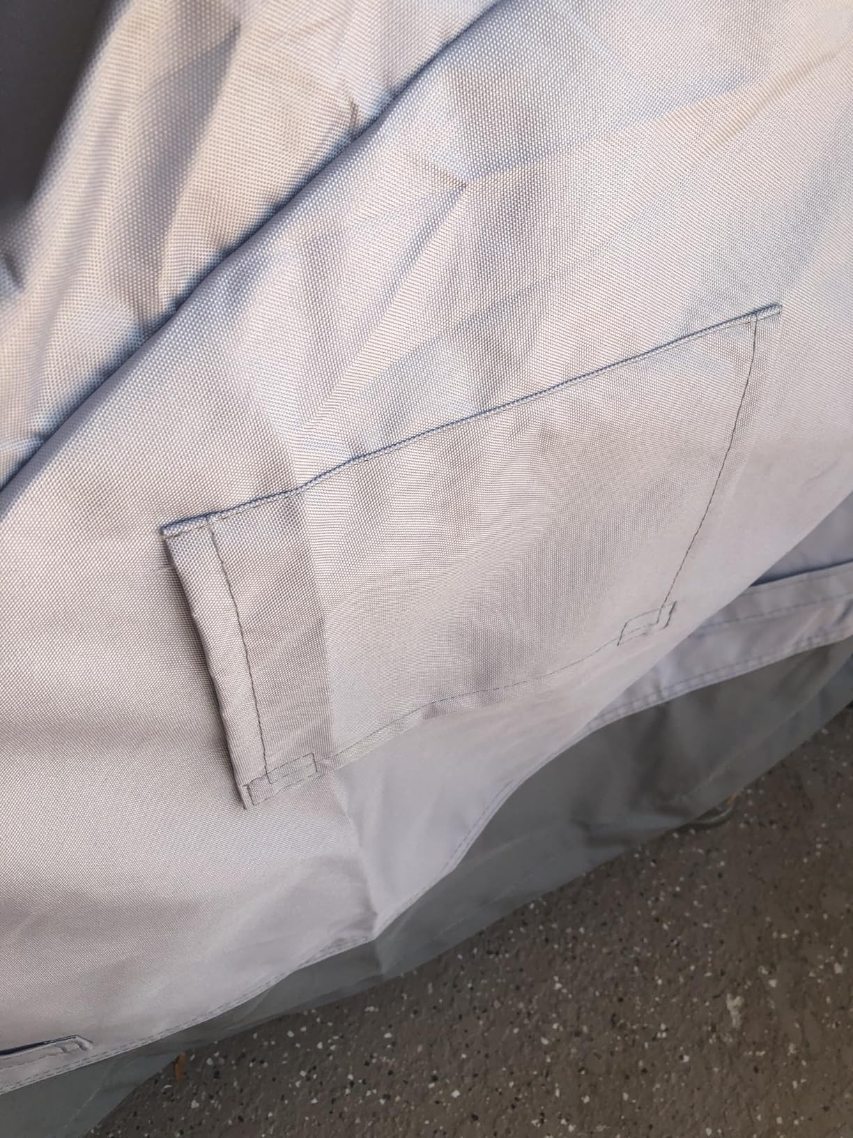 GORILLA GRIP Waterproof Large Outdoor Patio Sofa Cover, 3 Seater 80 Inch, Heavy Duty 600D Furniture Covers Sets for Winter, Keep Cushions Dry, Protects from Sun, Snow, Rain, Windproof, UV Coated customer photo 2