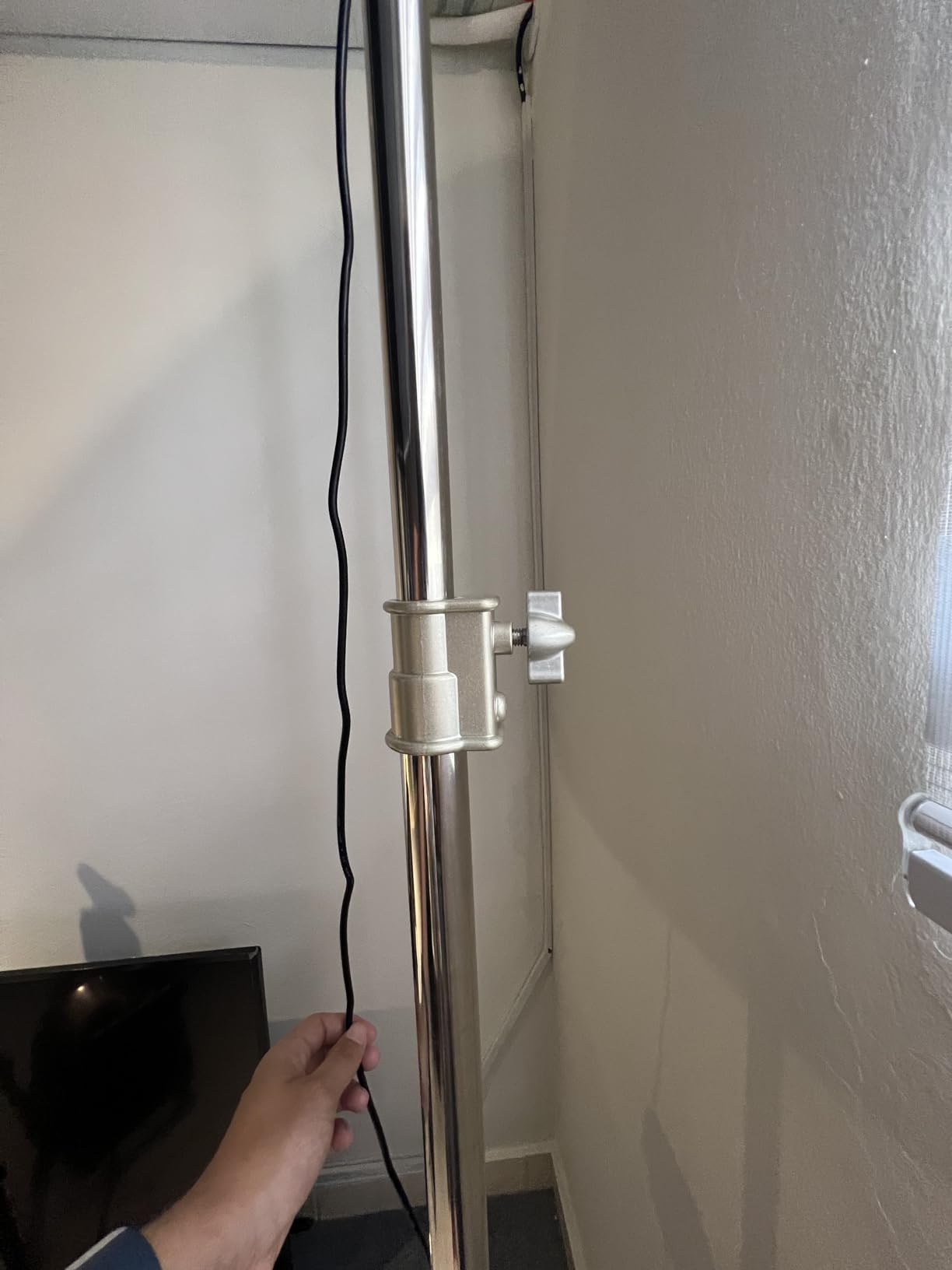 9.2 FT Stainless Steel Photography Stand, Heavy Duty Tripod With 1/4