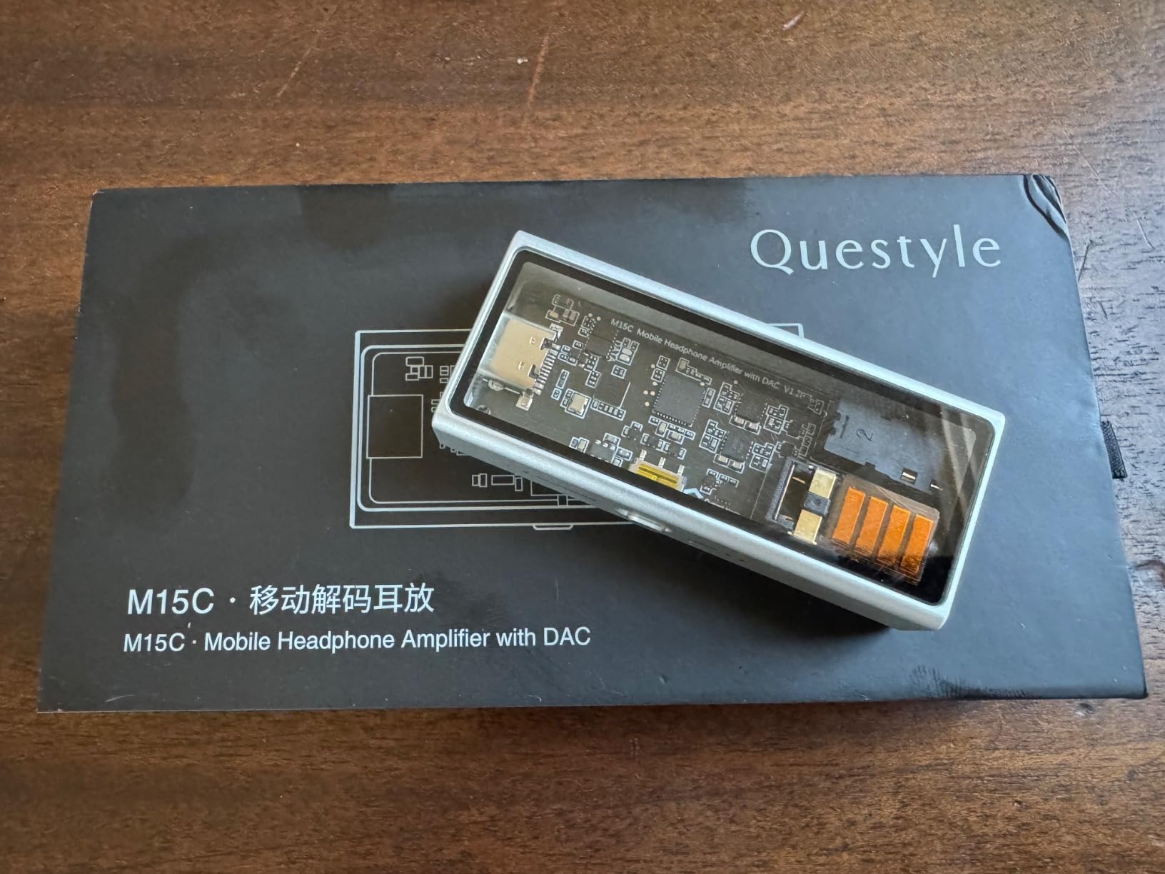 Questyle M15C Headphone Amplifier Portable USB DAC Amps 32Bit/384kHz DSD256 Decoder with 4.4mm and 3.5mm Dual Outputs High Resolution Lossless for Smartphones/PC/Laptops customer photo 1