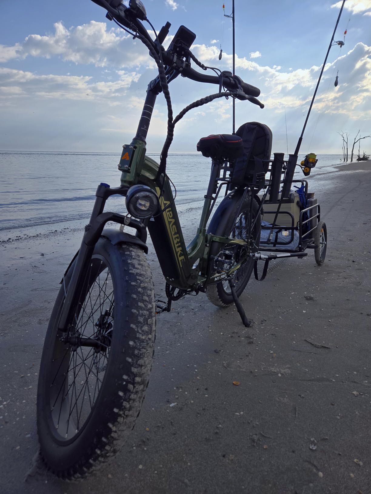 M1 Pro Electric Bike, 1800W Peak Motor Electric Bike for Adults, 48V 17.5Ah, 26'' x 4.0'' Fat Tire Electric Mountain Bike, Ebike with 85 Miles, 36MPH, 7 Speed 110Nm and Dual Suspension customer photo 1