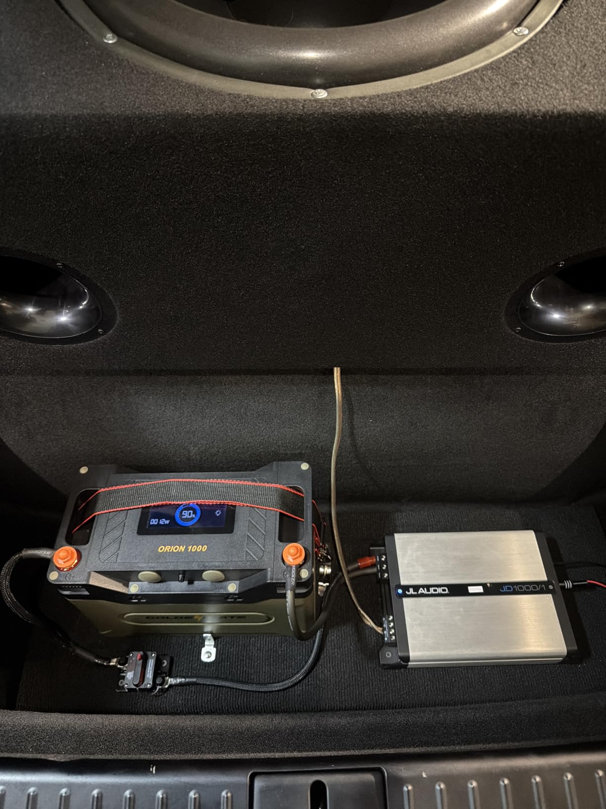 GOLDENMATE 12V 100Ah Group 31 Bluetooth LiFePO4 Battery, IP67 Waterproof Lithium Battery, 5000+ Deep Cycles, Built-in 100A BMS, Perfect for RV, Solar System, Marine, Trolling Motor, Off-Grid Setups customer photo 1