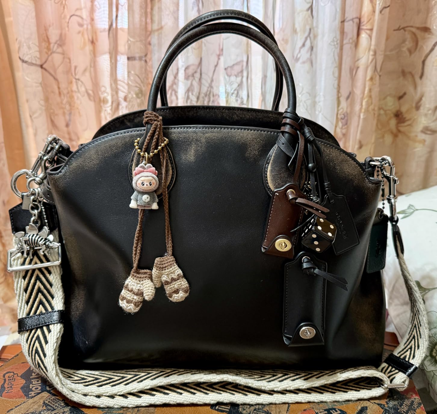 COACH Women's Suede Soft Empire Carryall 40 Tote customer photo 1